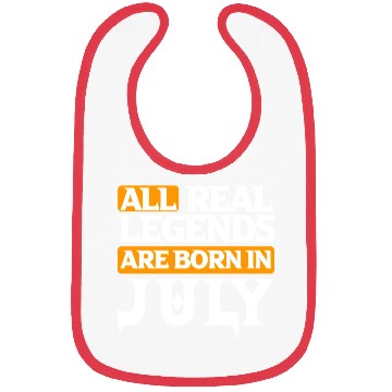 Discover All Real Legends Are Born In July Bibs