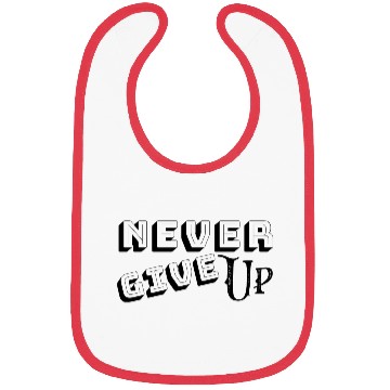 Discover Never give up Essential Bibs
