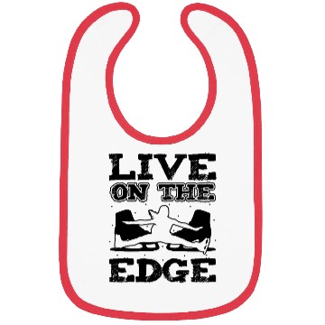 Discover Live On The Edge Funny Ice Skating Bibs