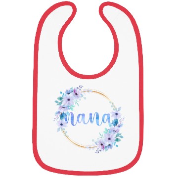 Discover Nana Flowers Cute Gardening Grandma Bibs