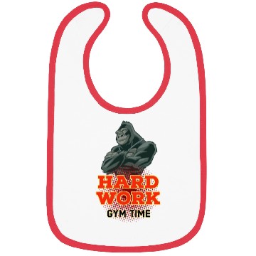 Discover Hard work , Gym Time Bibs