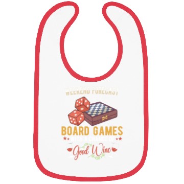 Discover Wine Board Games Chess Board Game Player Gambling Bibs