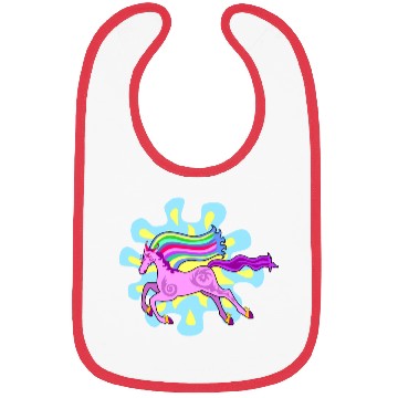 Discover Dream Rainbow Magic Horse Bibs