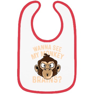 Discover Monkey Brains? Funny Worker Gift Bibs