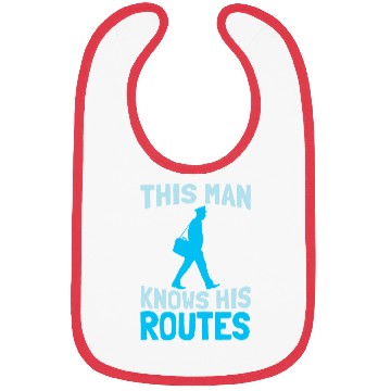 Discover Mailman Postal Worker Mail Carrier Bibs