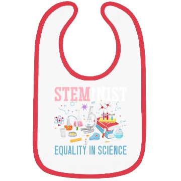 Discover Steminist Equality In Science Biology STEM Squad Bibs