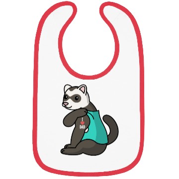 Discover I Love Dad Ferret Bibs