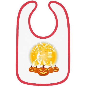 Discover Disc Golf Pumpkin Bibs Halloween