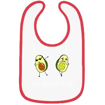 Discover You complete me! Avocado love! Bibs