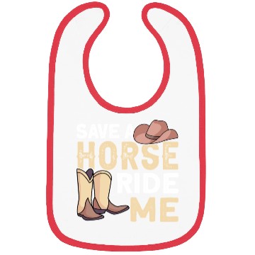 Discover Horse Ride Cowboy Bibs