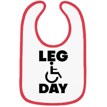 Discover Leg Day Handicapped Wheelchair 15 Bibs