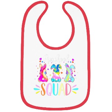 Discover Cute Bunnies Preschool Teacher Squad Easter Day Bibs