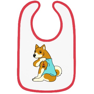 Discover I Love Dad Shiba Inu Bibs