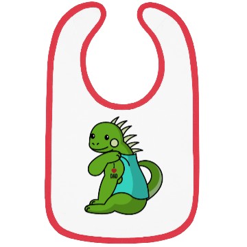 Discover I Love Dad Iguana Reptile Bibs