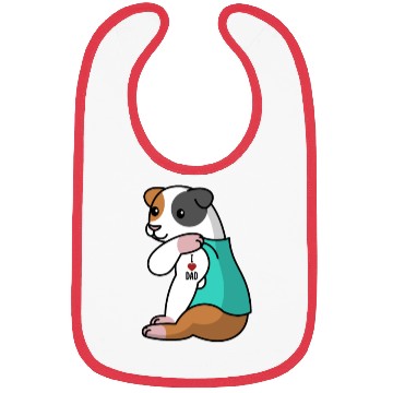 Discover I Love Dad Guinea Pig Bibs