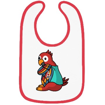 Discover I Love Dad Parrot Bird Bibs