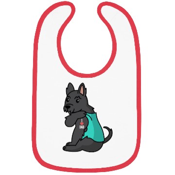 Discover I Love Dad Scottish Terrier Bibs
