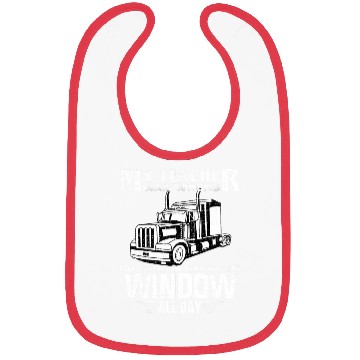 Discover My Teacher Was Wrong Trucker Gift Truck Driver Bibs