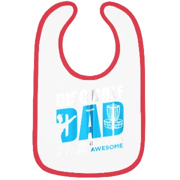 Discover Disc Golf Vintage Funny Disc Golfing Dad Lover Bibs