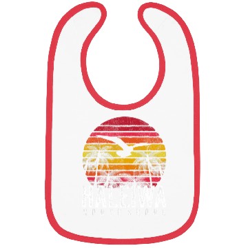 Discover Haleiwa Hawaii HI North Shore Sunset Surf Surfing Bibs
