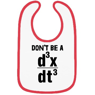 Discover Don't Be A Math Bibs
