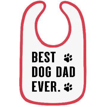 Discover best dog dad ever Bibs