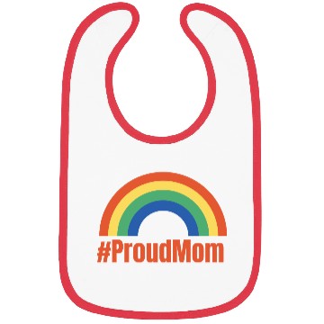 Discover Rainbow ProudMom Design Bibs