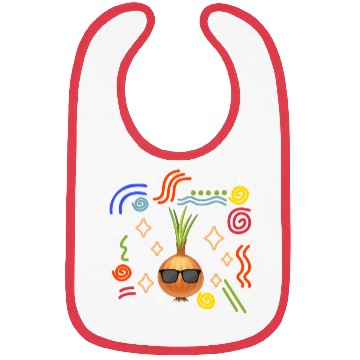 Discover Onion Vegetable Bibs, Onion Wearing Sunglasses