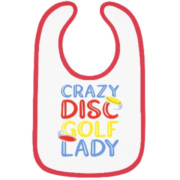 Discover Crazy Disc Golf Lady Disc Golfer Bibs