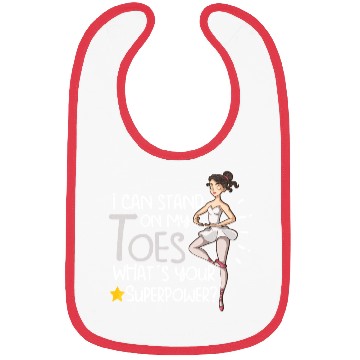 Discover Ballet Ballerina Dance Dancer Dancing Ballet Gift Bibs