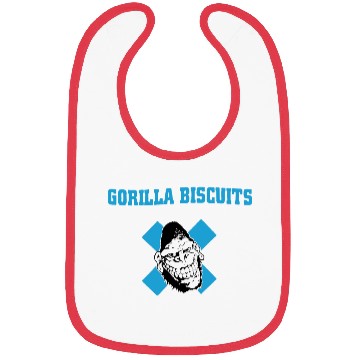 Discover Gorilla Punk Eat Biscuits Bibs