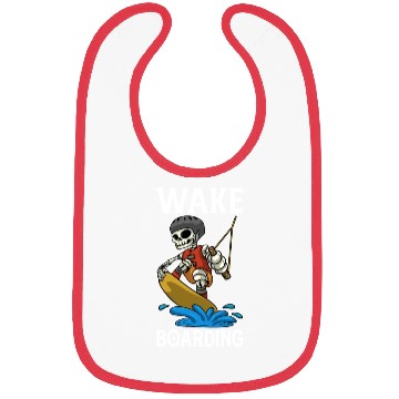 Discover Wakeboarder Skeleton On The Wakeboarding Bibs