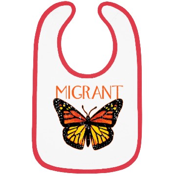 Discover Monarch Butterfly Migration Funny Butterfly Lover Bibs