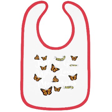 Discover Monarch Butterfly Lover Caterpillar Butterflies Bibs