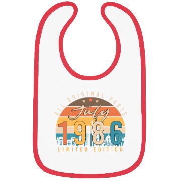 Discover 1986 July Limited Edition Bibs