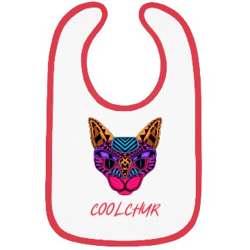 Discover Neon Cat Coolchur Bibs