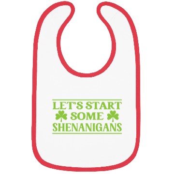 Discover Let's Start Some Shenanigans Irish Ireland Gaelic Bibs