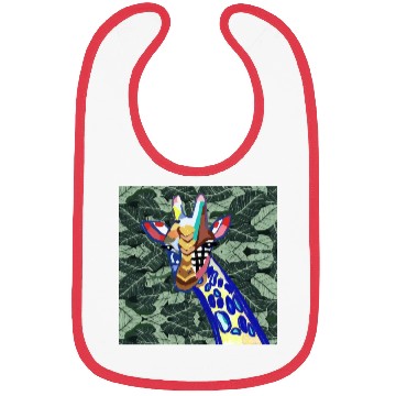 Discover The blue giraffe Bibs