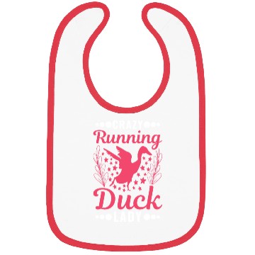 Discover Crazy Running Duck Lady Bottle Bibs
