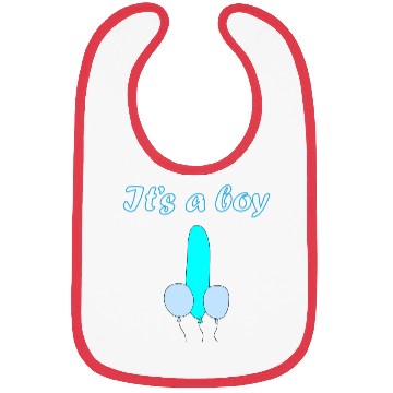 Discover it's a boy, new baby Bibs