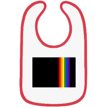 Discover Rainbow Pride LGBT Stripe Bibs