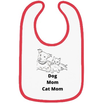 Discover Dog Mom, Cat Mom- For Women, Girls, Soccer Moms Bibs