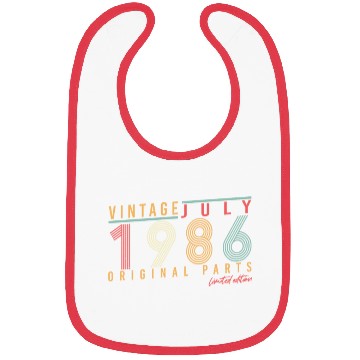 Discover Retro 1986 July Bibs