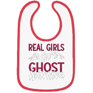 Discover Ghost Hunter Spooky Real Girls Go Ghost Hunting Bibs