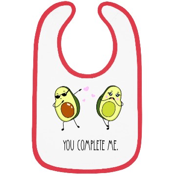 Discover You complete me - Avocado <3 Bibs