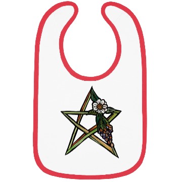 Discover Green Witch Star Bibs