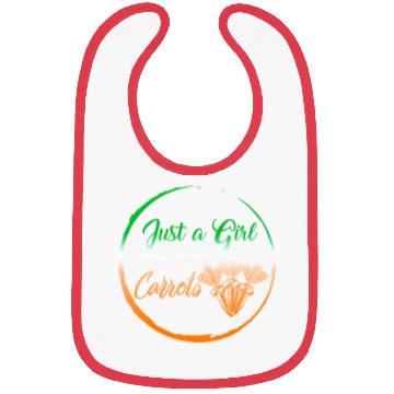 Discover Carrot Vegetable Bibs, Just A Girl Who Loves