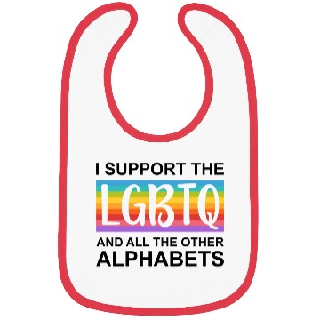 Discover I Support LGBTQ Bibs Design | Pride Month