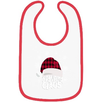 Discover Womens Grandma Claus Christmas Buffalo Plaid Bibs