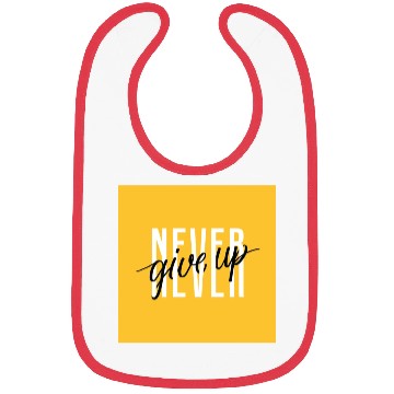 Discover Never Give Up - Motivation Bibs Bibs
